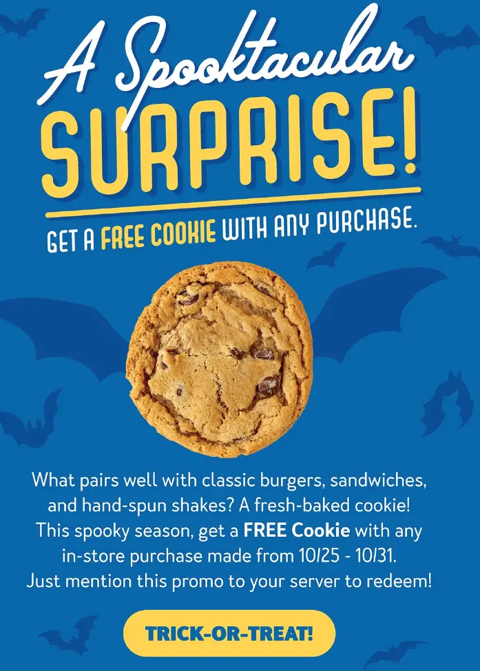 Johnny Rockets Free Cookie Coupon