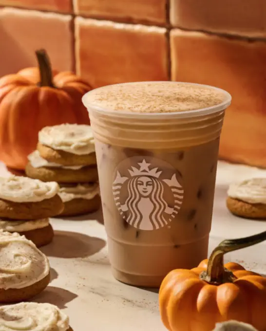 Iced Pumpkin Cream Chai Tea Latte