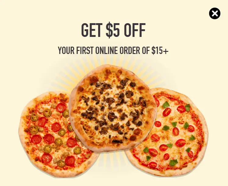 Pieology $5 off coupon