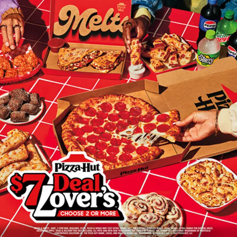 Pizza Hut Deal Lover's $7 Menu