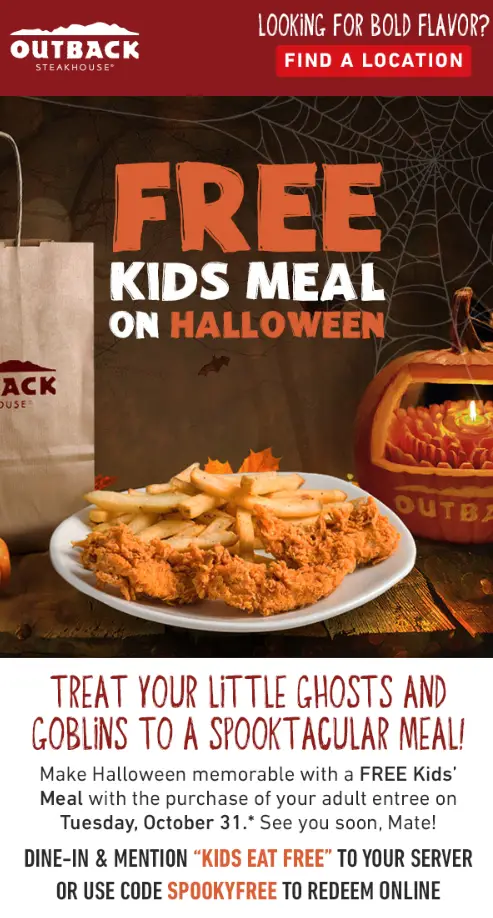 Outback Kids Eat Free