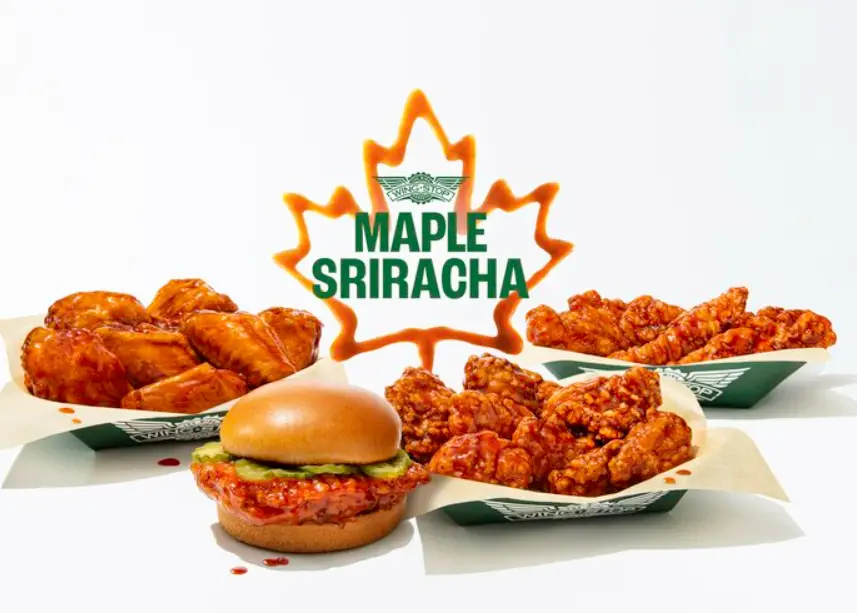Wingstop Maple Sriracha flavor
