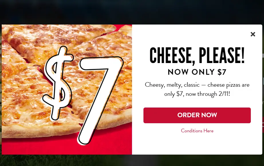 MOD Pizza $7 special