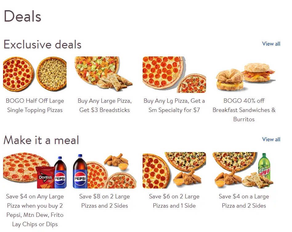 Casey's Pizza Coupons And Promo Codes BOGO 50 Off, Free Coffee