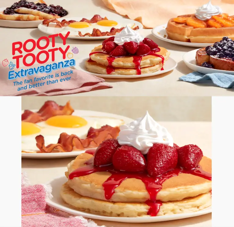 IHOP Specials And Coupons 7 Rooty Tooty Combo