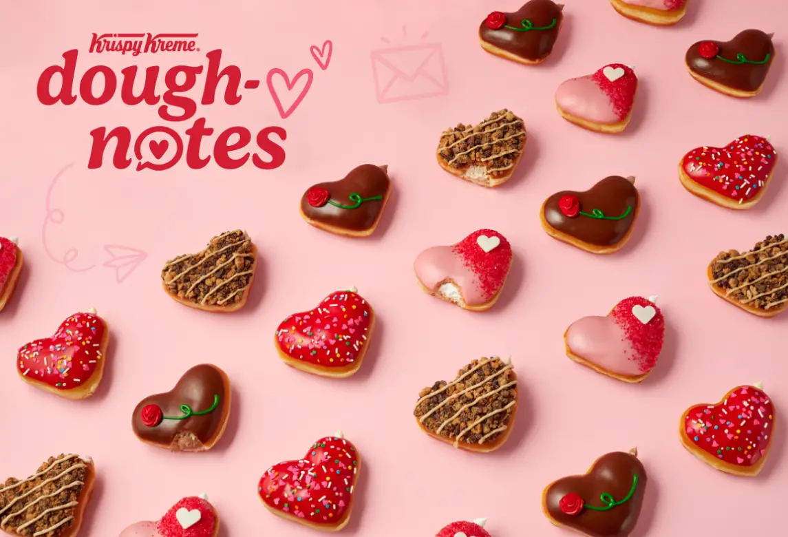 Krispy Kreme Dough-Notes Valentines