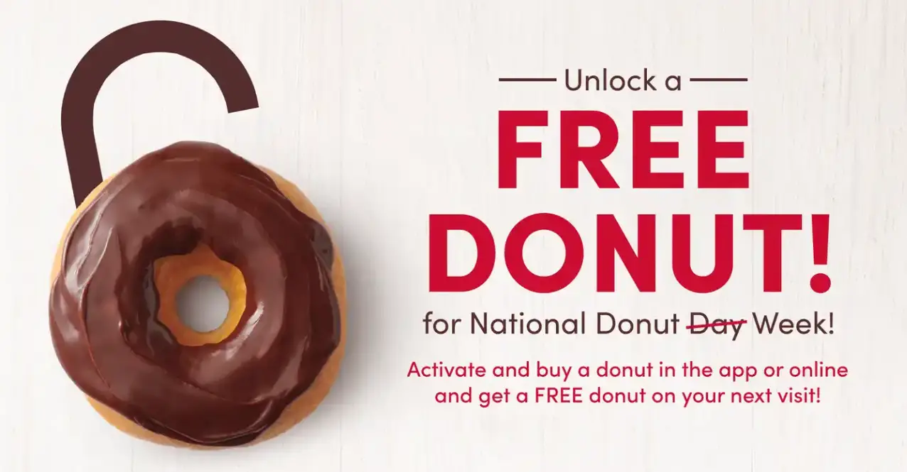 Tim Hortons Free Donut offer