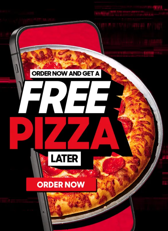 Pizza Hut Free Pizza offer