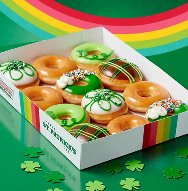 Krispy Kreme St. Patrick's Day doughnuts