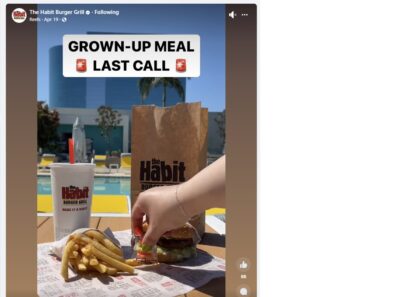 Habit Burger ends Grown Up Meal Deal