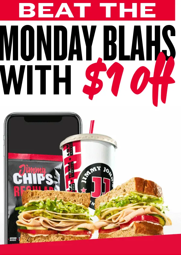 Jimmy John's $1 off promo code