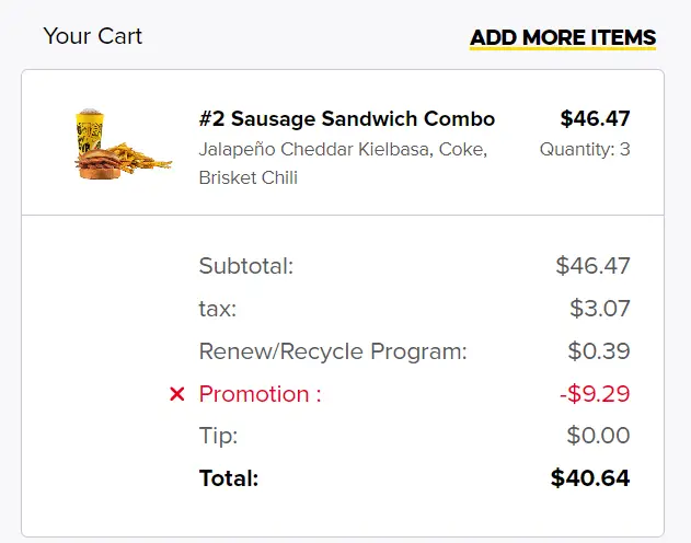 Dickey's Barbecue Pit 20% off promo code