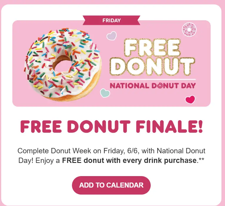 Dunkin' Donut Day