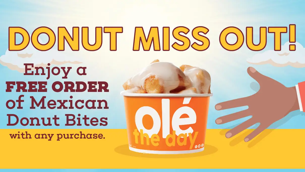 Taco Johns Free Donut Bites
