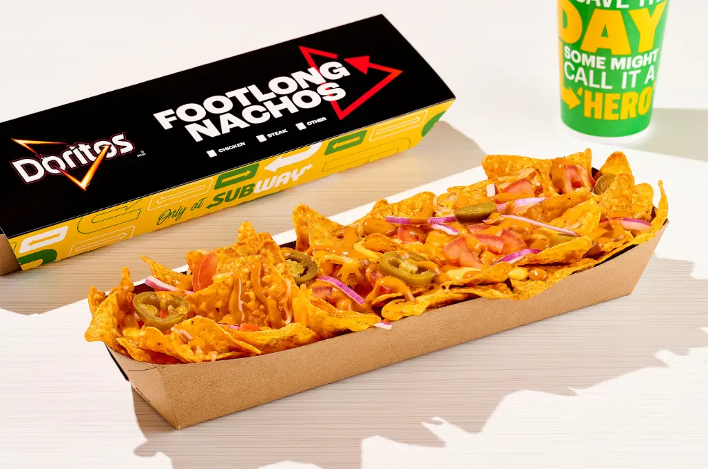 Subway Doritos Footlong Nachos