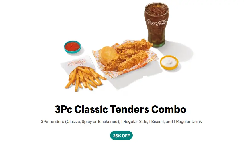 Popeyes 25% off coupon
