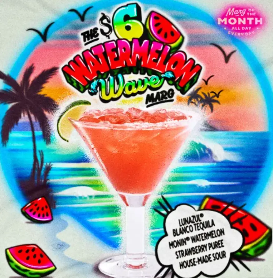 Chili's $6 Watermelon Wave Marg