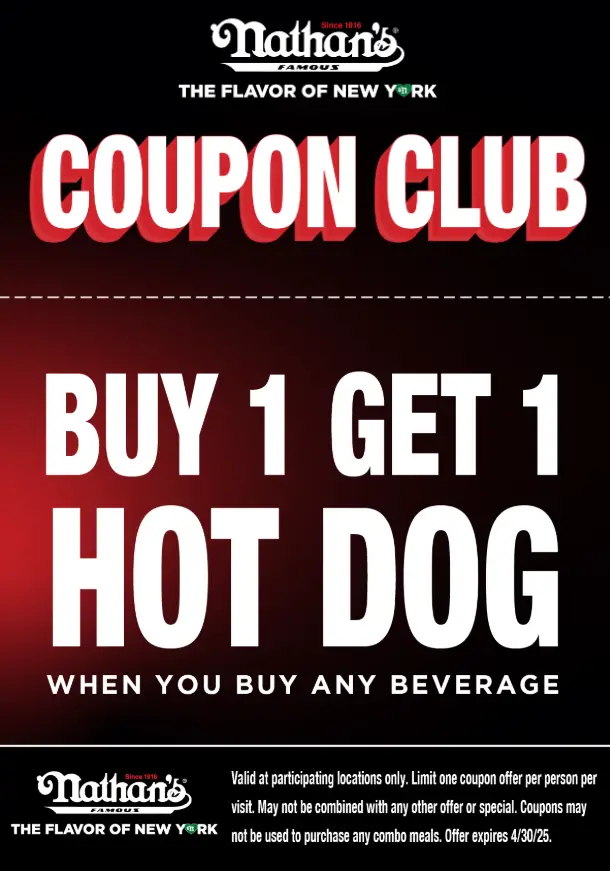 Nathan's Famous coupon