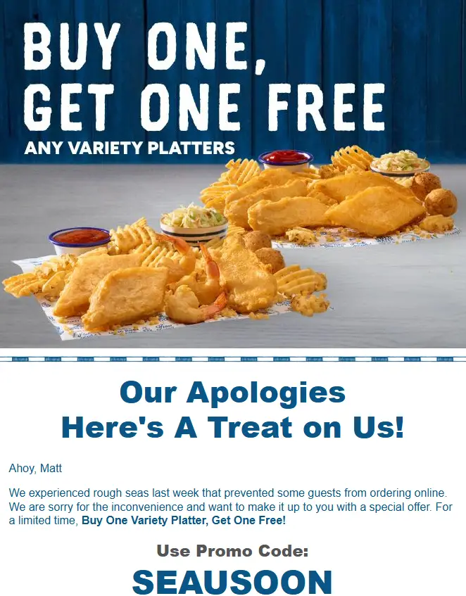 Long John Silver's promo code