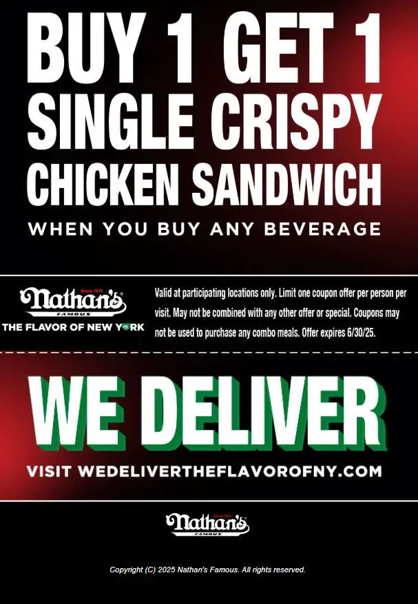 Nathan's Famous coupon