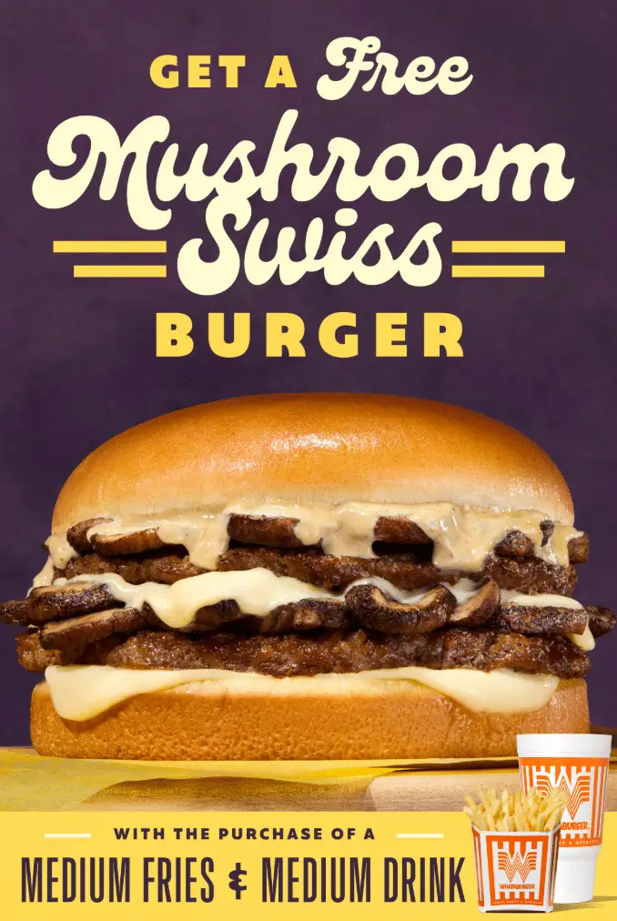 Whataburger free burger coupon