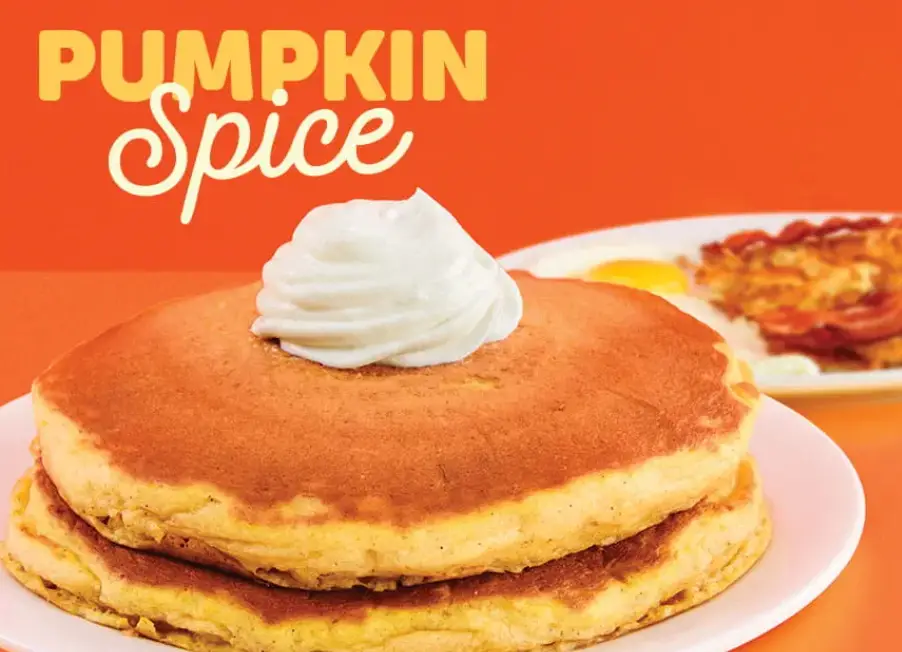 IHOP Pumpkin Spice pancakes