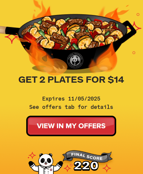 Panda Express Wok Wednesday