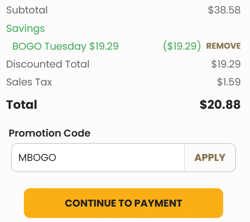 Marco's BOGO