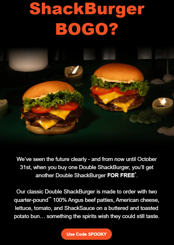 Shake Shack BOGO coupon