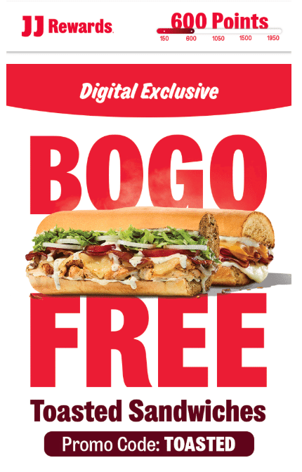 Jimmy Johns BOGO deal
