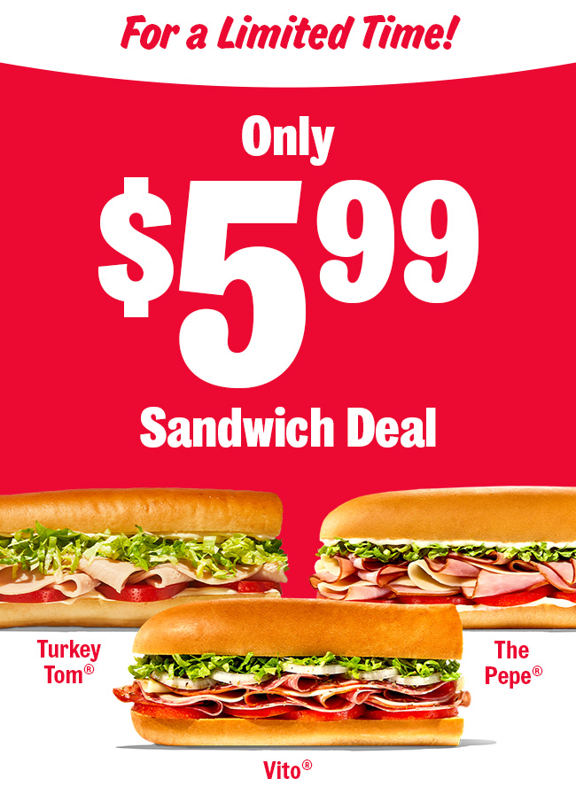 Jimmy John's $5.99 sandwich